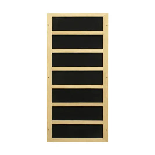 Golden Designs 3-Person Full Spectrum PureTech Near Zero EMF FAR Infrared Sauna with Himalayan Salt Bar