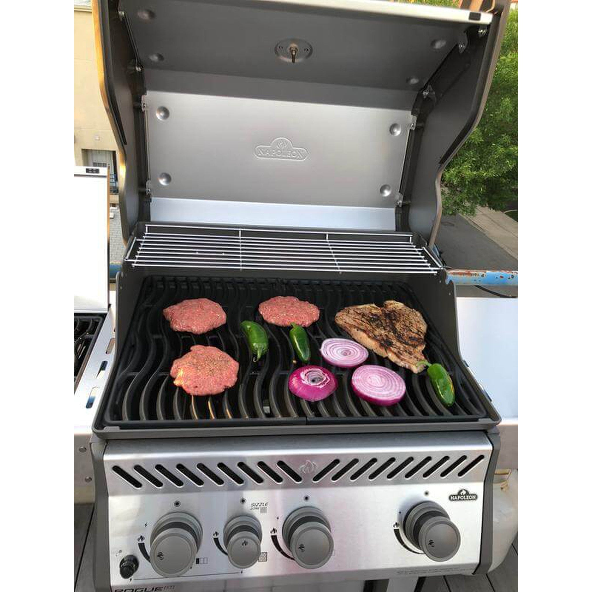 Napoleon Rogue XT 425 SIB Freestanding Gas Grill with Infrared Side Burner