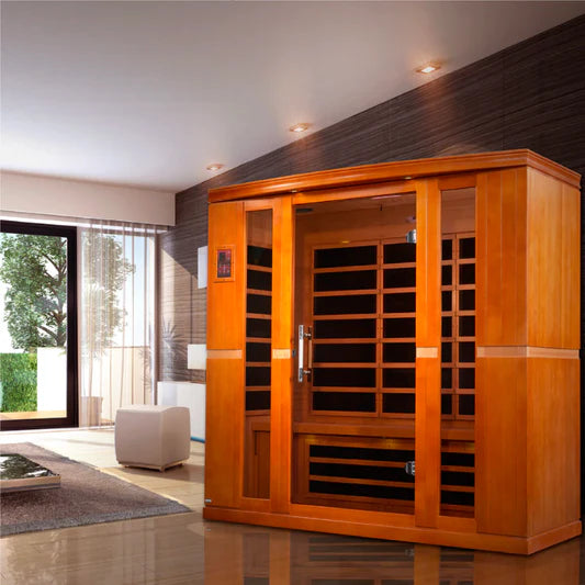 Golden Designs Sauna Dynamic "Bergamo" 4-person FAR Infrared Sauna Low EMF