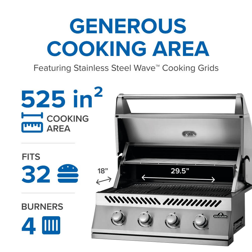 Napoleon Built-in 500 Series 32, Stainless Steel