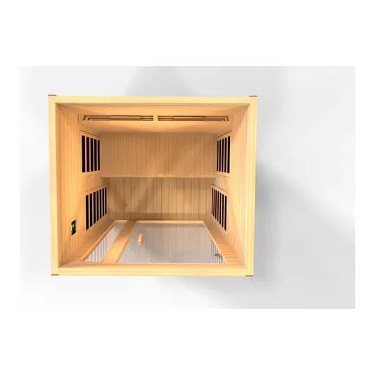 Golden Designs Dynamic "Cardoba" 2-Person Full Spectrum Infrared Sauna w/ Hemlock