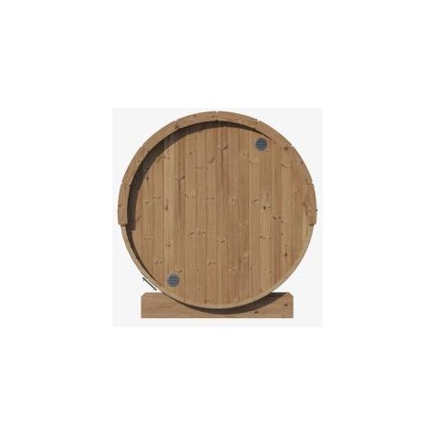 SaunaLife Model E8G Sauna Barrel | Glass Front