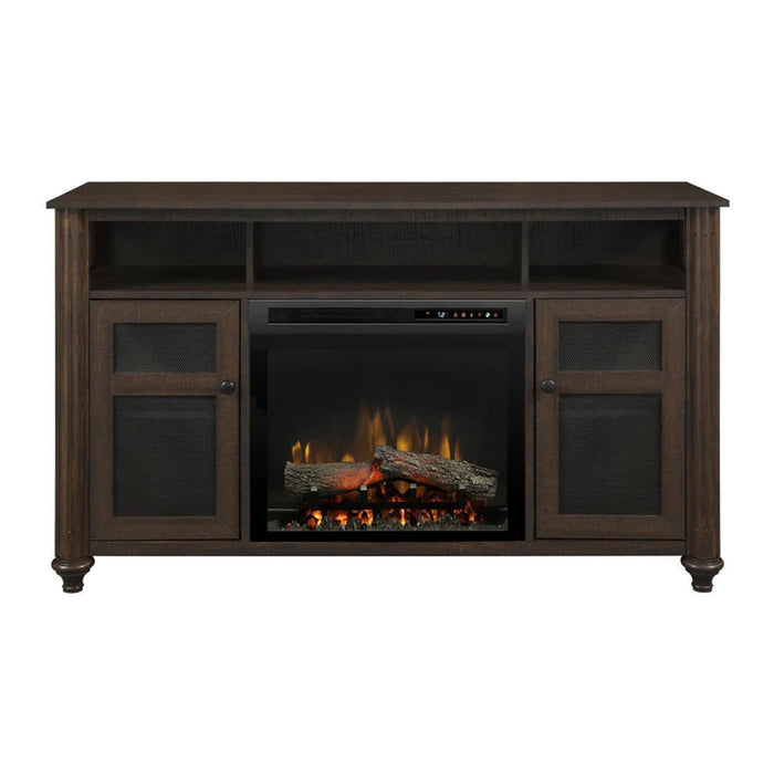 Dimplex Xavier Media Console Electric Fireplace With Logs