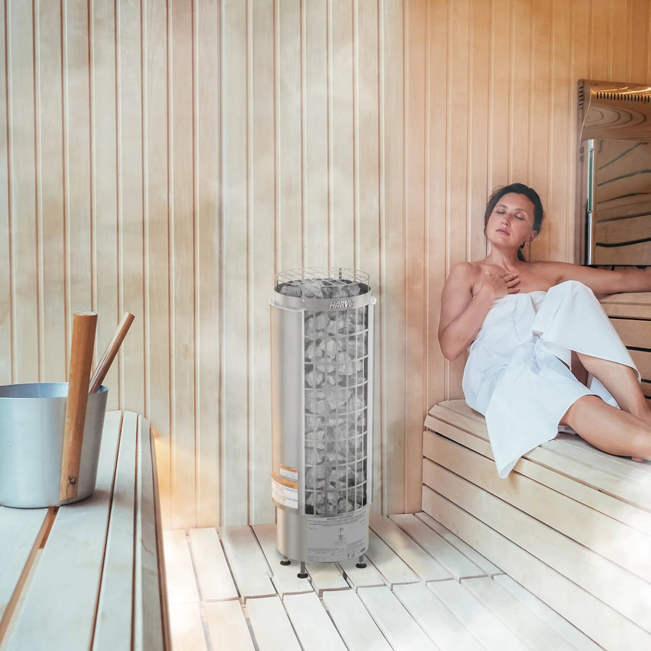 Harvia Cilindro Half Series Electric Sauna Heater 6/8/9/10.5kW