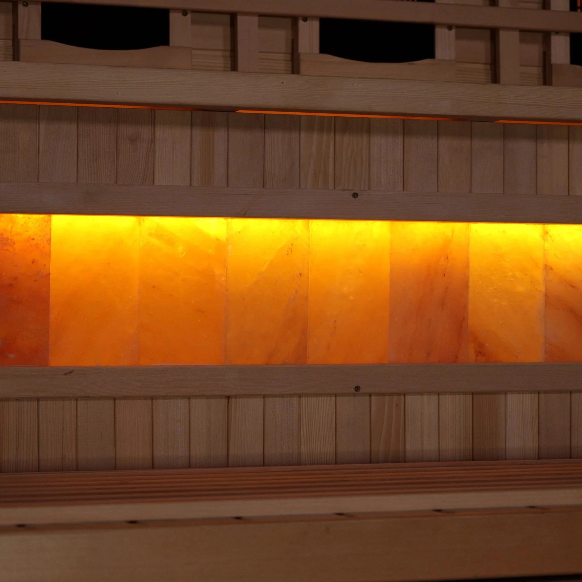 Golden Designs 1-2 Person Full Spectrum PureTech™ Near Zero EMF FAR Infrared Sauna with Himalayan Salt Bar (Canadian Hemlock)
