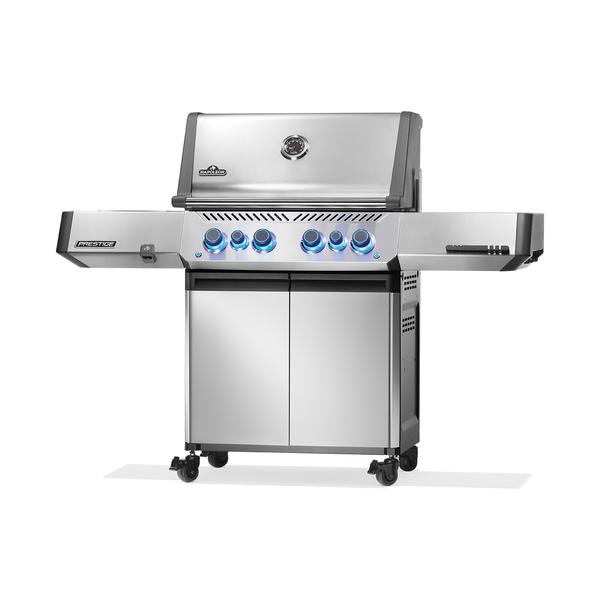 Napoleon Prestige 500 Gas Grill with Infrared Side and Rear Burners, Evolved 2025, Stainless Steel
