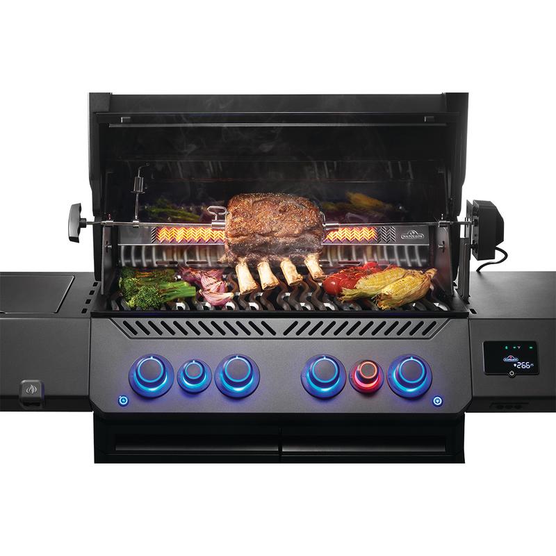 Napoleon Phantom Prestige® 500 Connected, Gas Grill with Infrared Side and Rear Burner, Matte Black, Evolved 2025