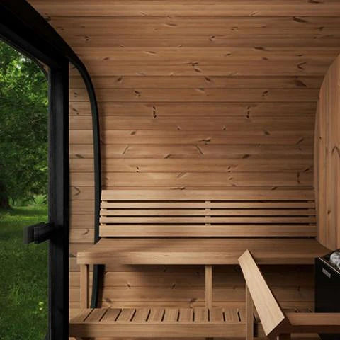 SaunaLife 6-Person Cube-Series Outdoor Home Sauna Kit | CL7G