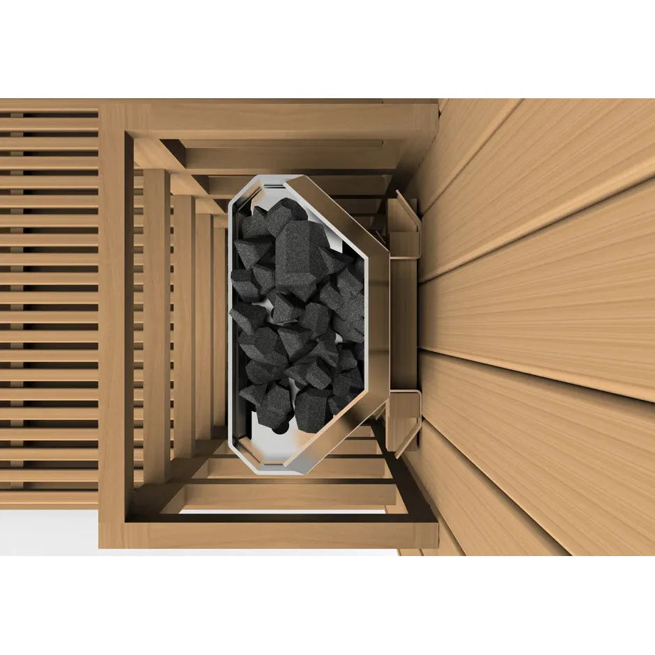 Golden Designs "Copenhagen Edition" 3-Person Traditional Steam Sauna - Canadian Red Cedar