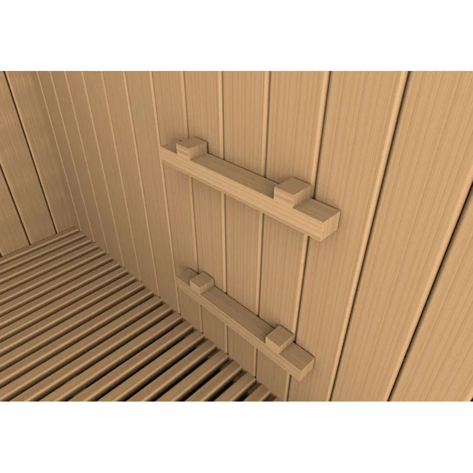 Golden Designs "Copenhagen Edition" 3-Person Traditional Steam Sauna - Canadian Red Cedar