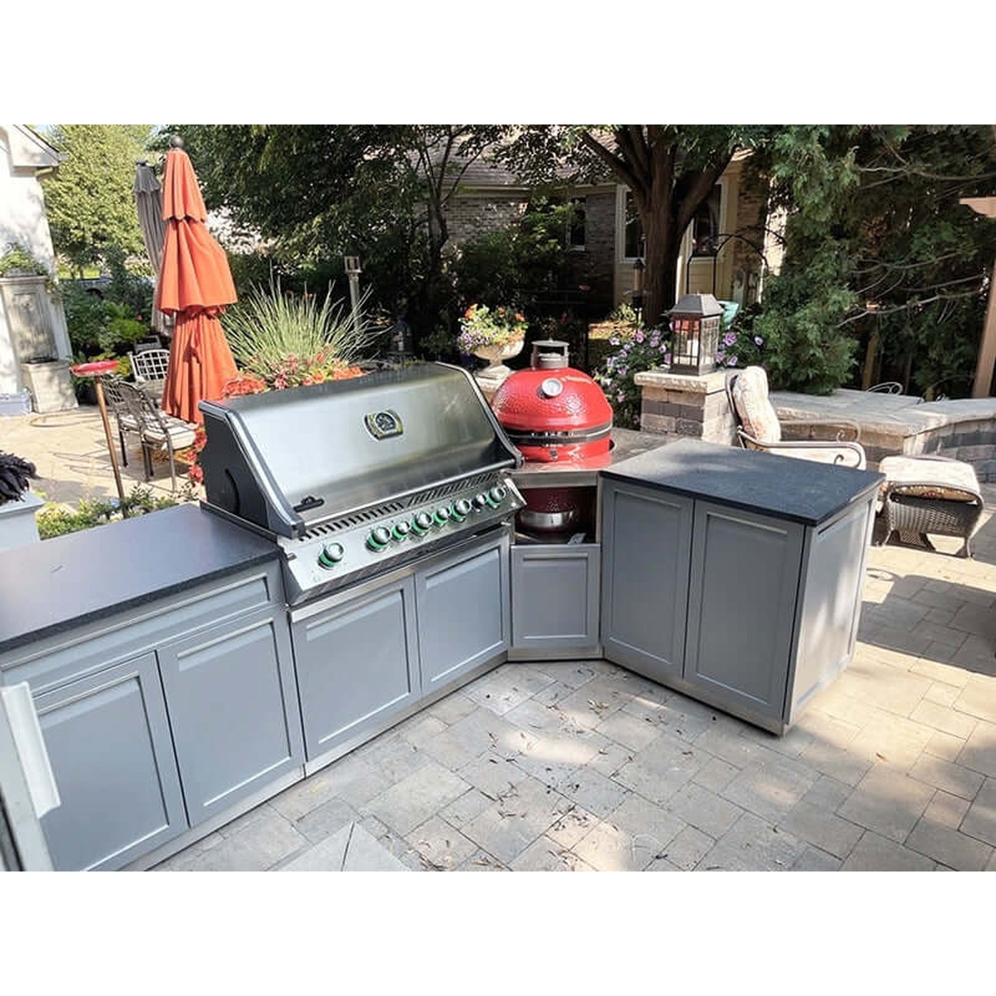 Napoleon Built-in Prestige PRO™ 665 Gas Grill Head with Infrared Rear Burner, Stainless Steel