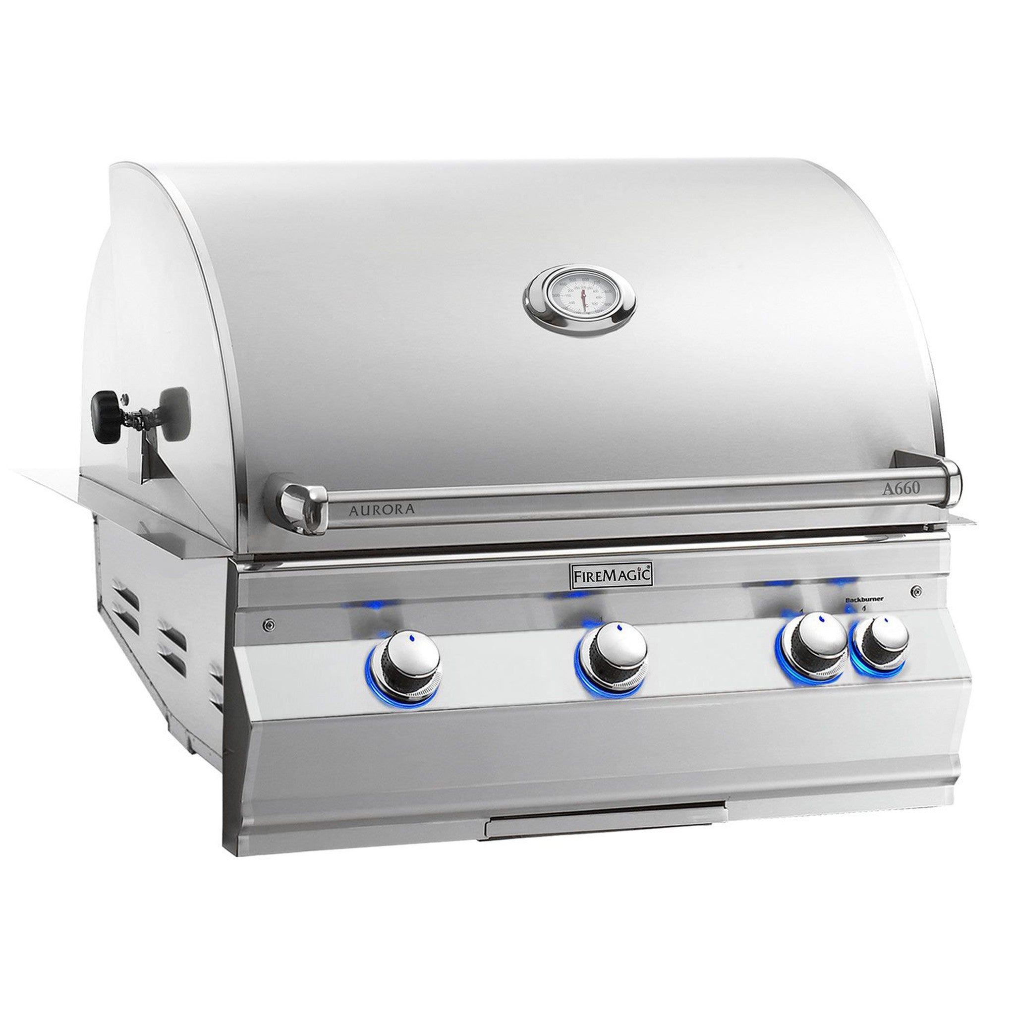 Fire Magic - Aurora A660i 30" Built-In Grill With Analog Thermometer