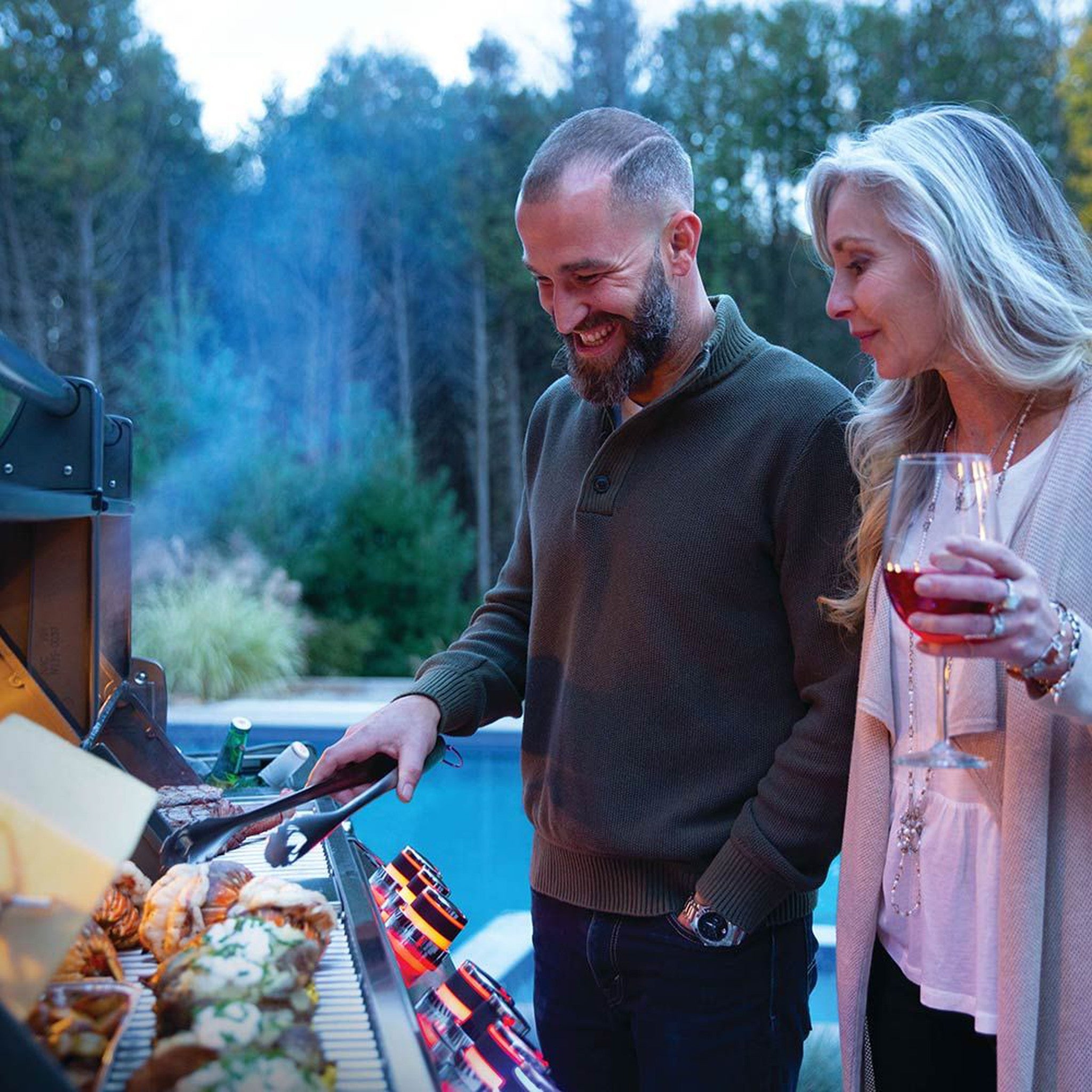 Napoleon Built-in Prestige PRO™ 500 Gas Grill Head with Infrared Rear Burner, Stainless Steel