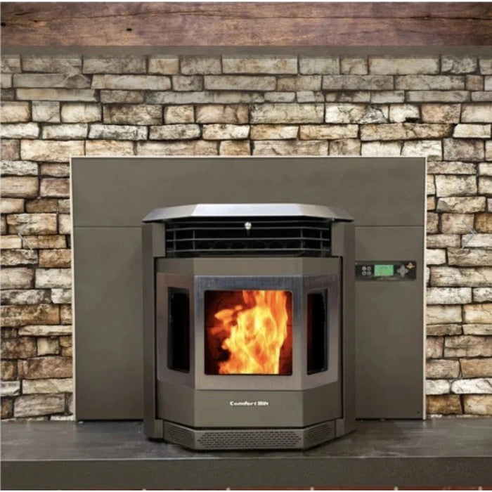 ComfortBilt HP22I-SS Pellet Stove - Black Fireplace Insert