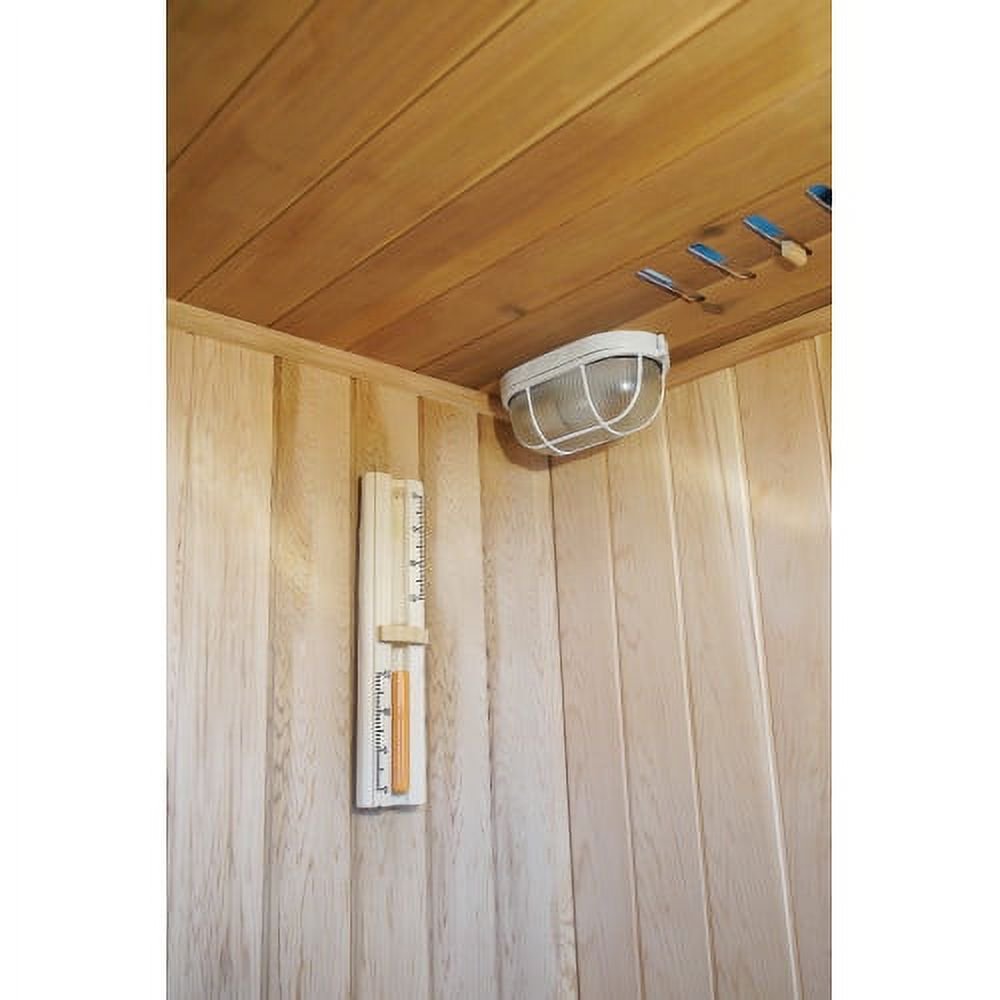 Sunray Aston 1-2 Person Indoor Traditional Sauna w/ 4.5kW Harvia Heater