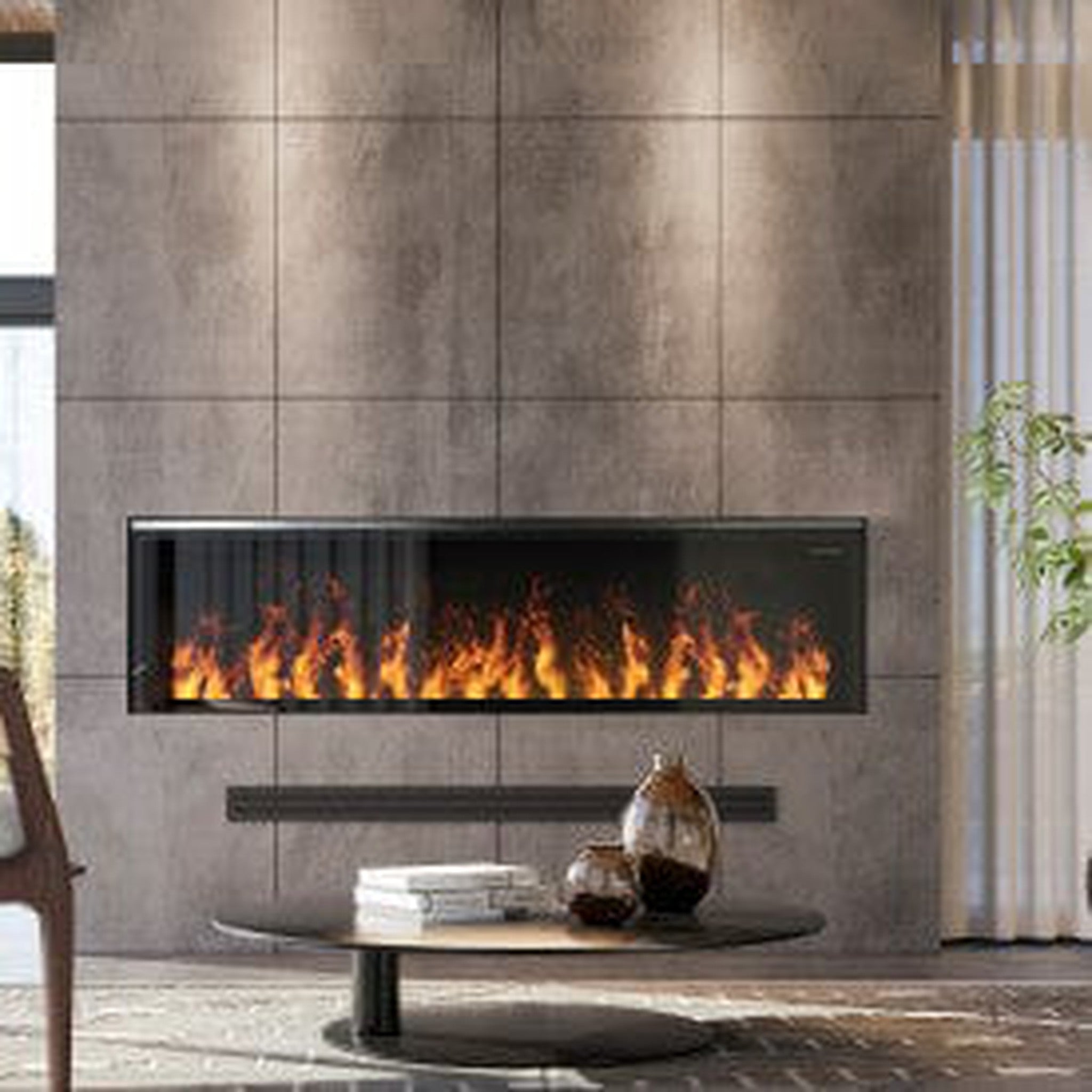 Dimplex - 66" Opti-myst Linear Electric Fireplace