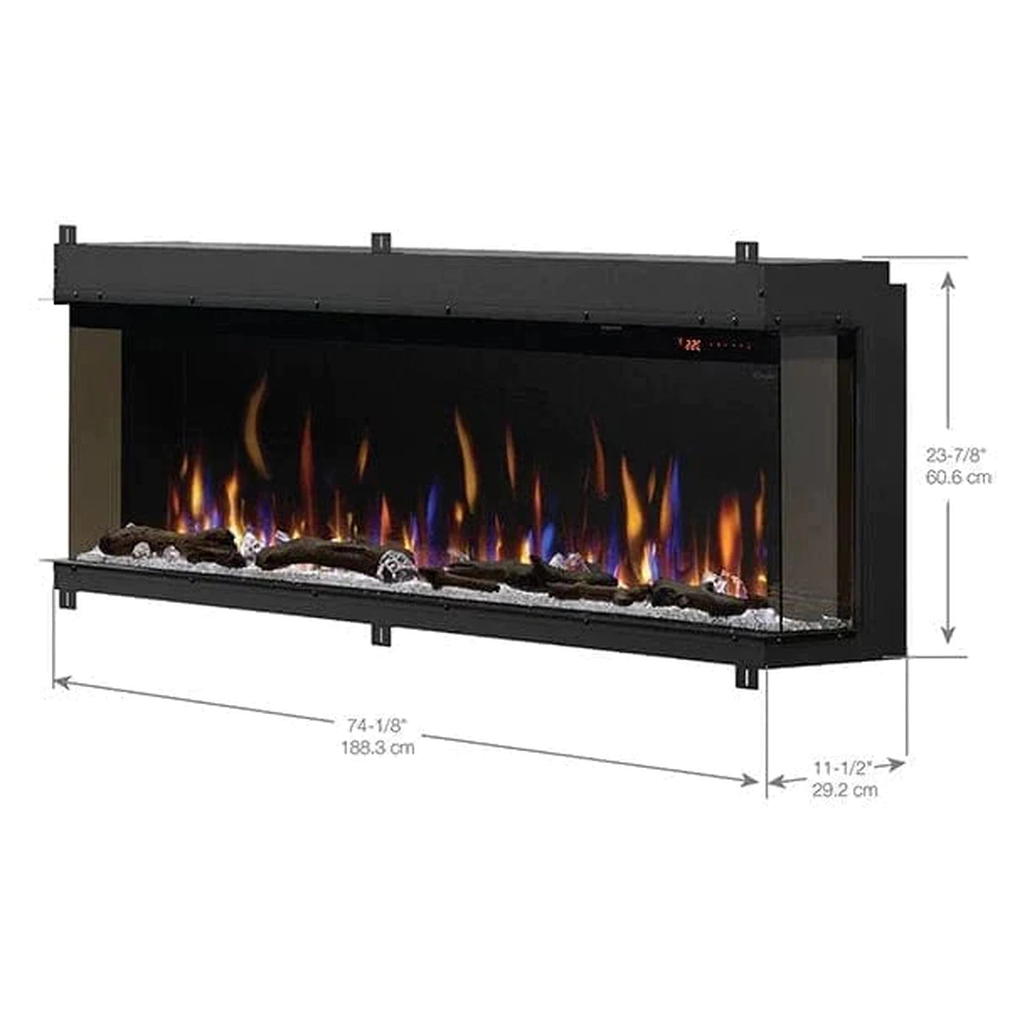 Dimplex - IgniteXL® Bold Built-in Linear Electric Fireplace