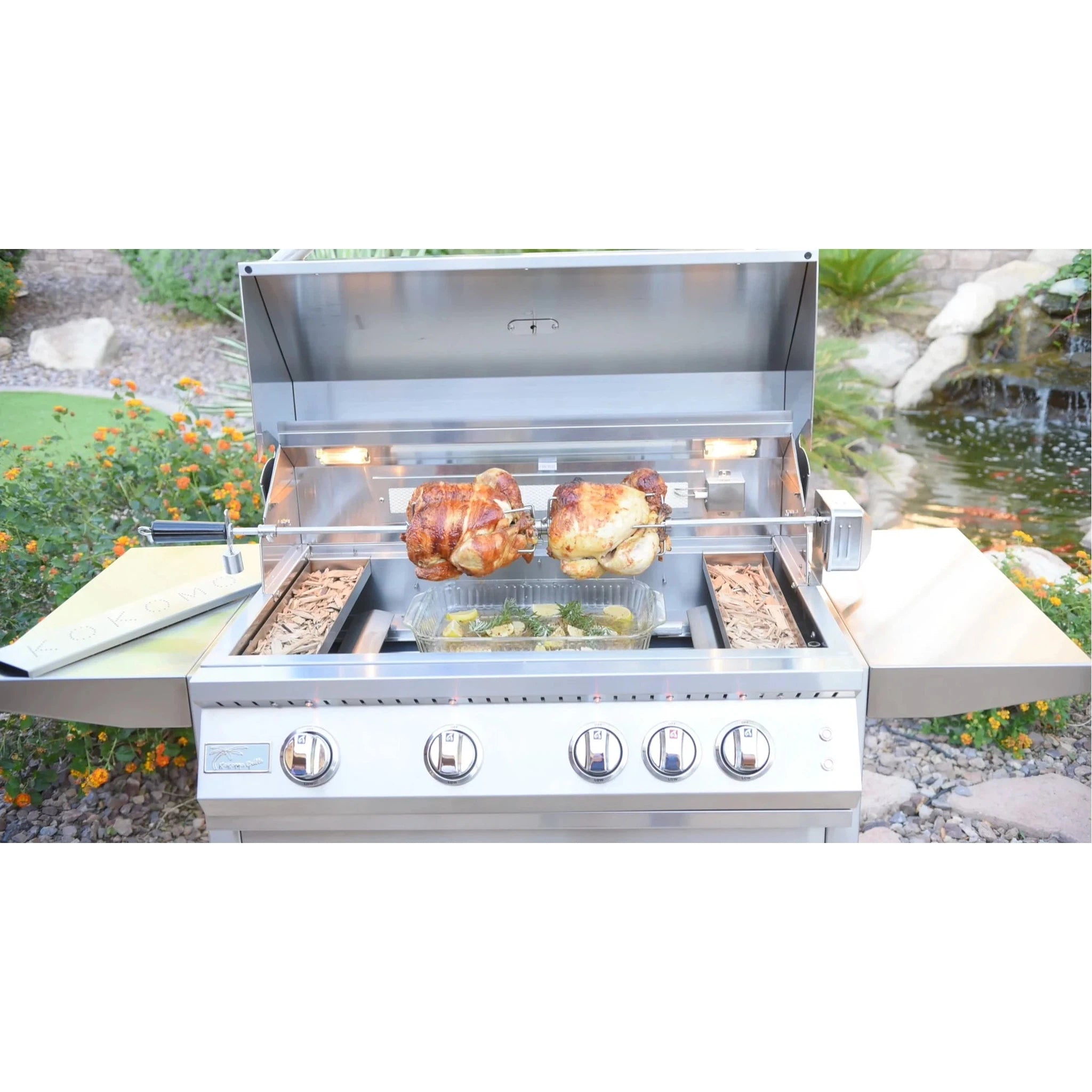 KoKoMo Grills 32" 4 Burner Built In Gas Grill