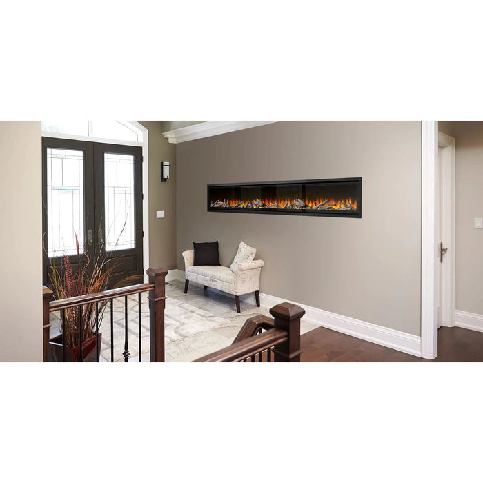 Napoleon Alluravision 100" Wall Mount Electric Fireplace - Deep