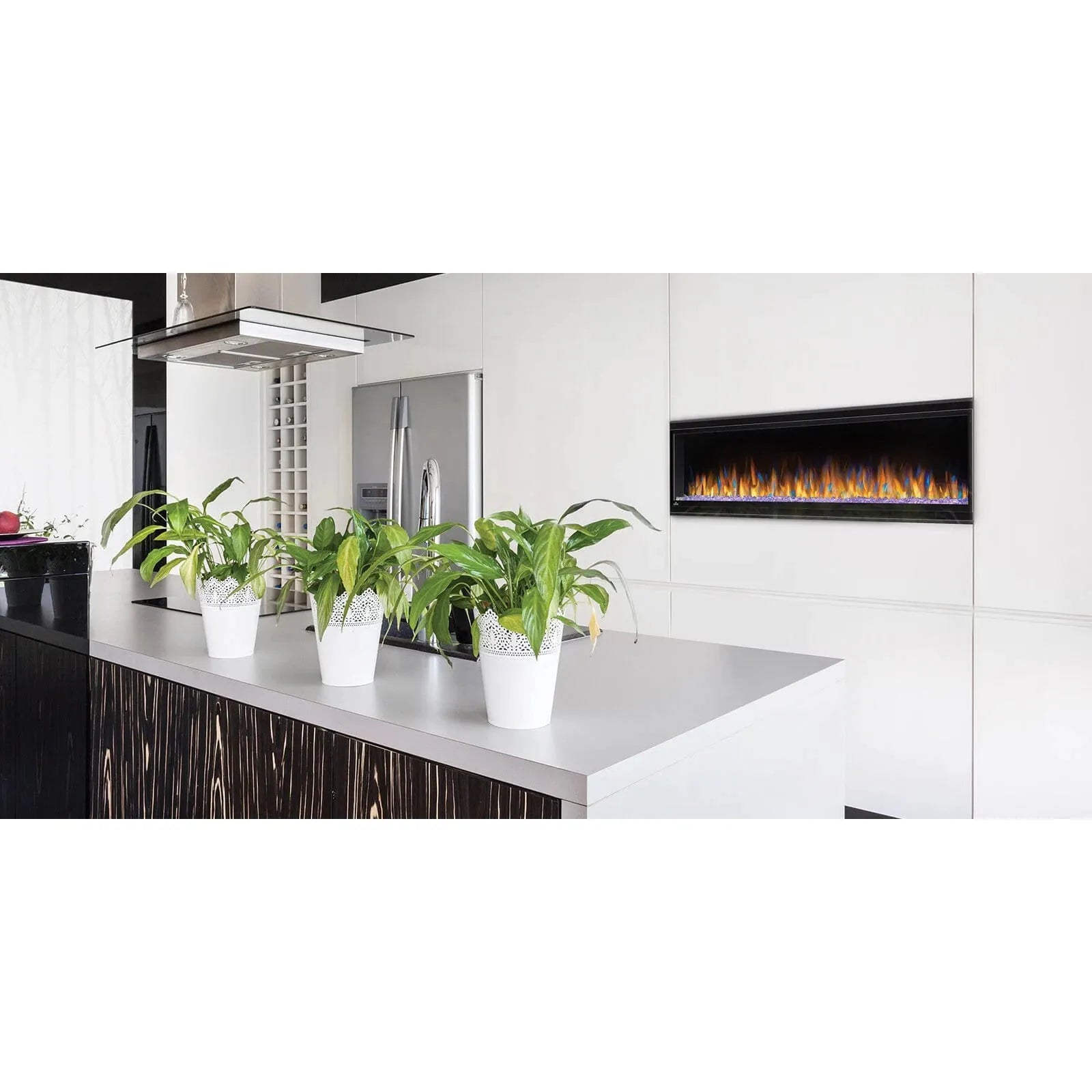 Napoleon 42 Inch Alluravision Slimline Series Wall Hanging Electric Fireplace