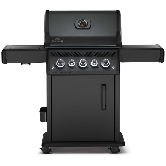 Napoleon Phantom Rogue SE 425 RSIB Freestanding Gas Grill with Infrared Rear & Side Burners - Matte Black