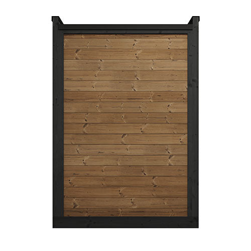 SaunaLife GL4 Outdoor Sauna Kit Garden Luxury-Series Outdoor DIY Sauna Kit, Thermo-Spruce, up to 4 Persons