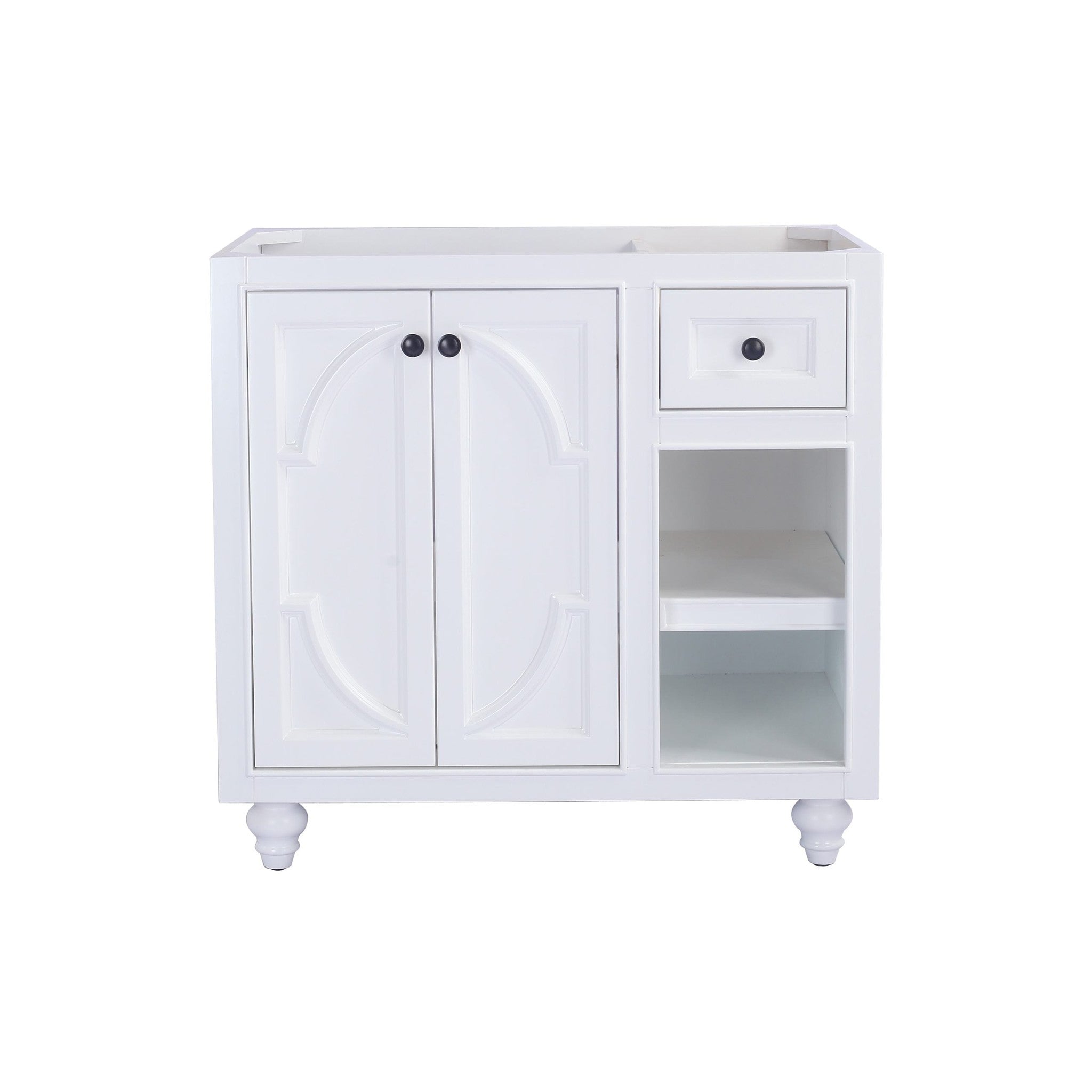 Odyssey 36" White Bathroom Vanity Cabinet