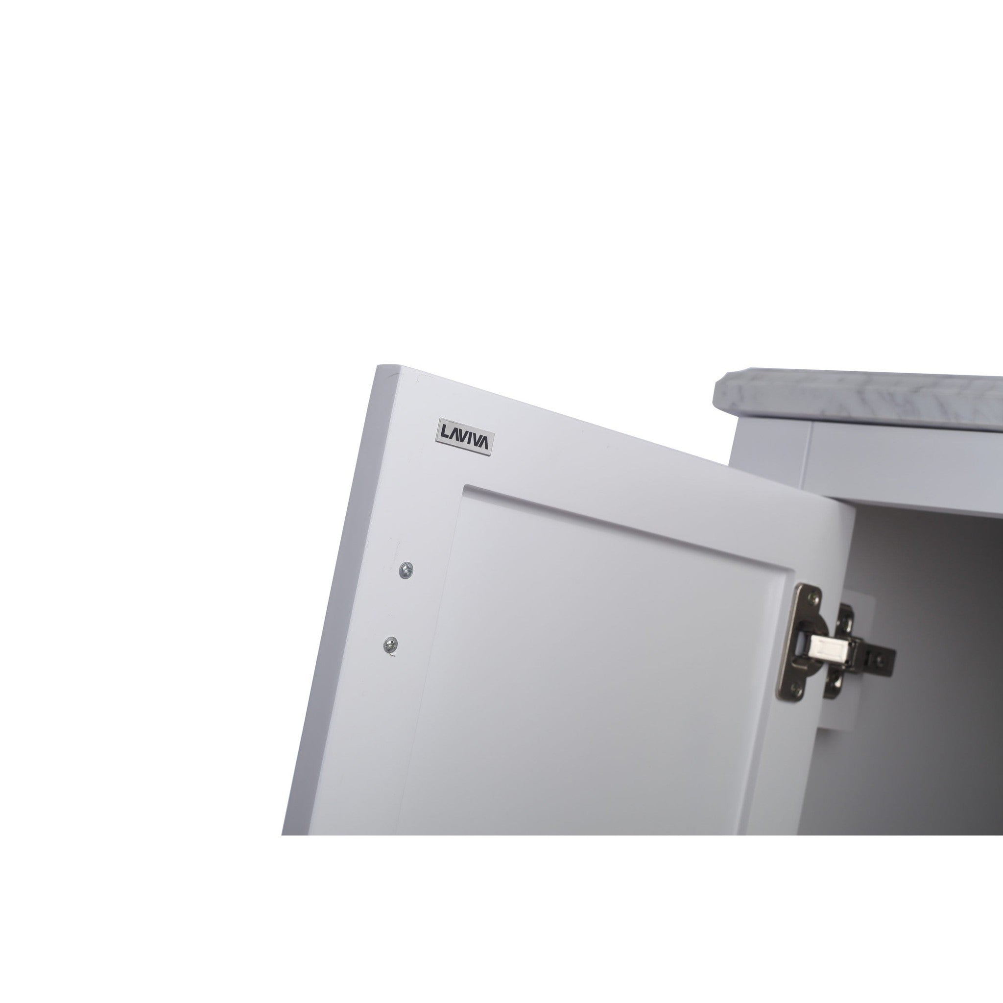 Wilson 30" White Bathroom Vanity with White Carrara Marble Countertop