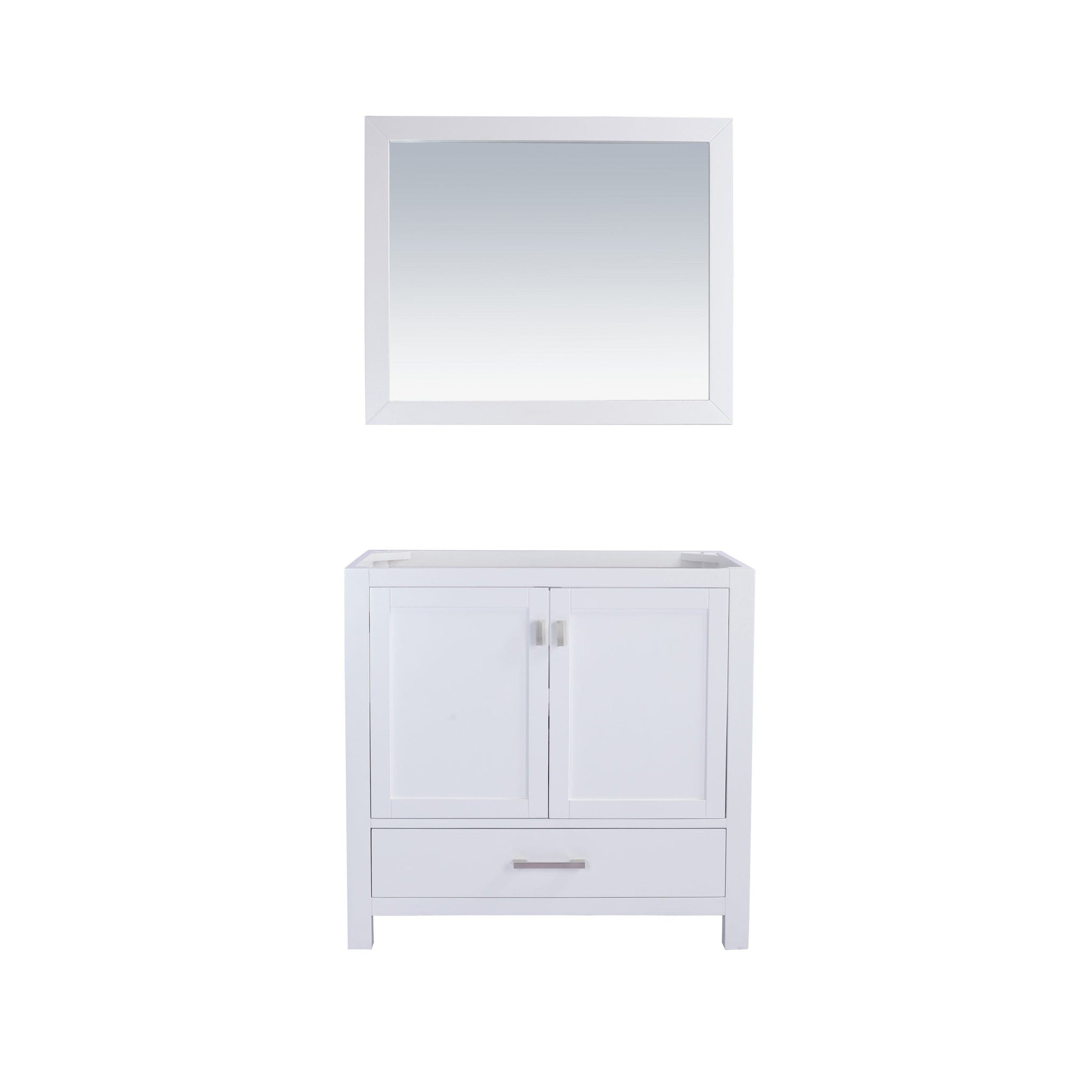 Wilson 36" White Bathroom Vanity Cabinet