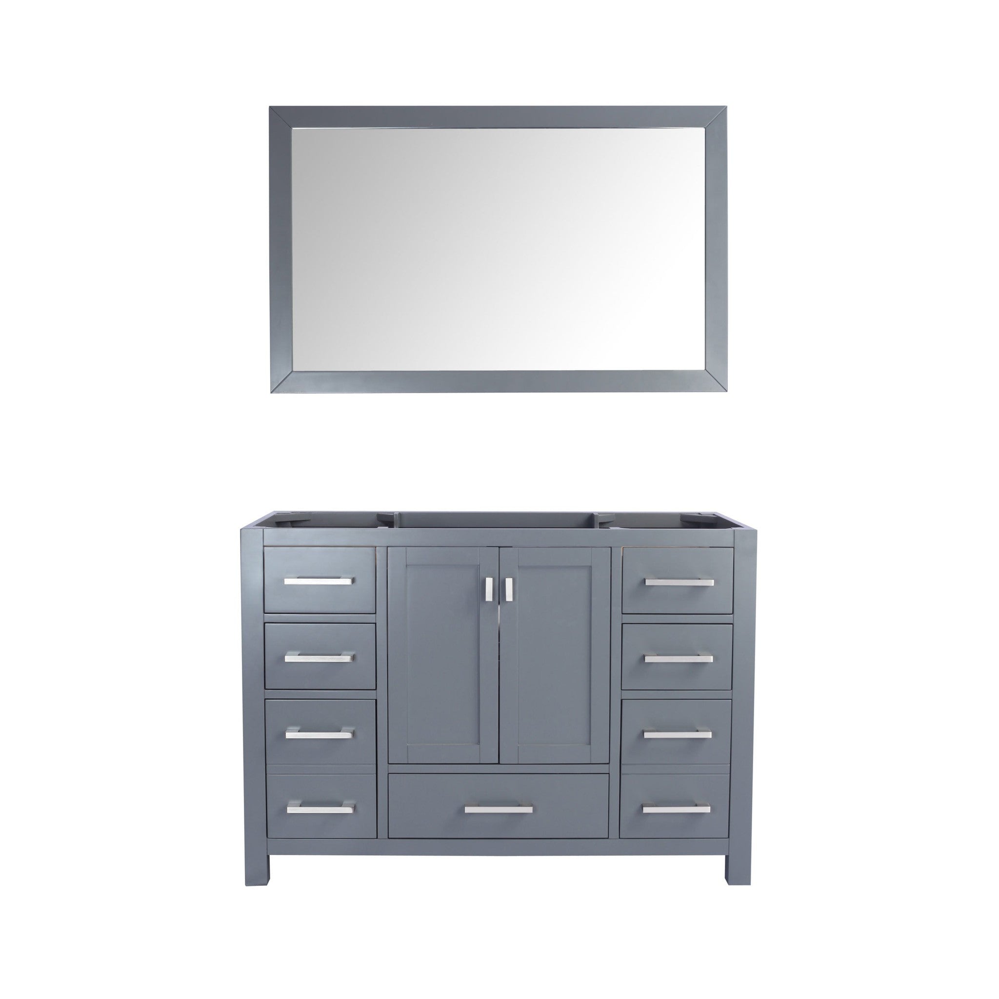 Wilson 48" Grey Bathroom Vanity Cabinet