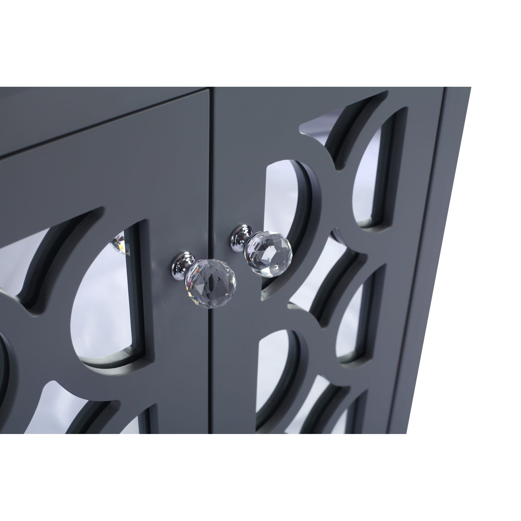 Mediterraneo 24" Grey Bathroom Vanity Cabinet