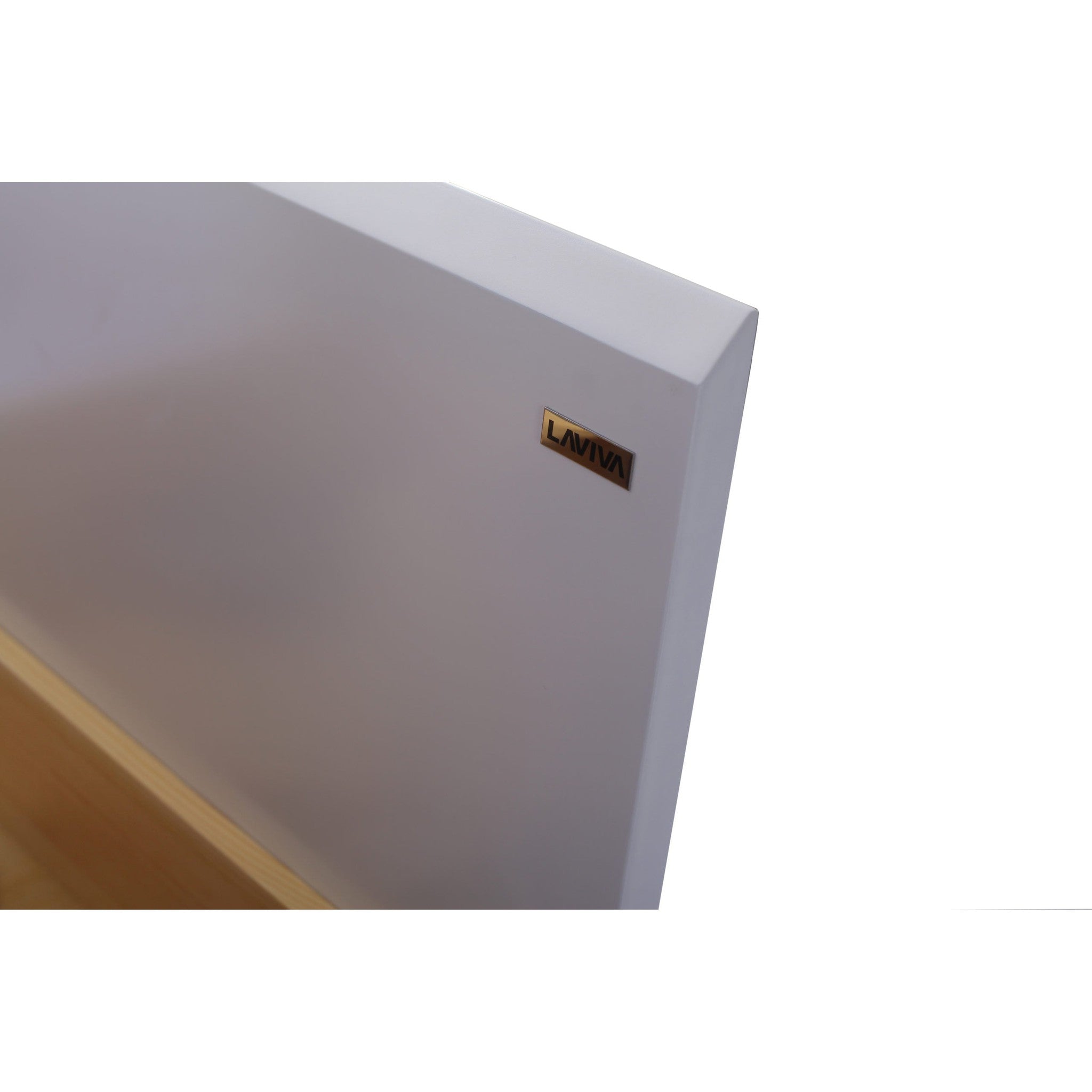 Alto 30" White Bathroom Vanity with Matte White VIVA Stone Solid Surface Countertop