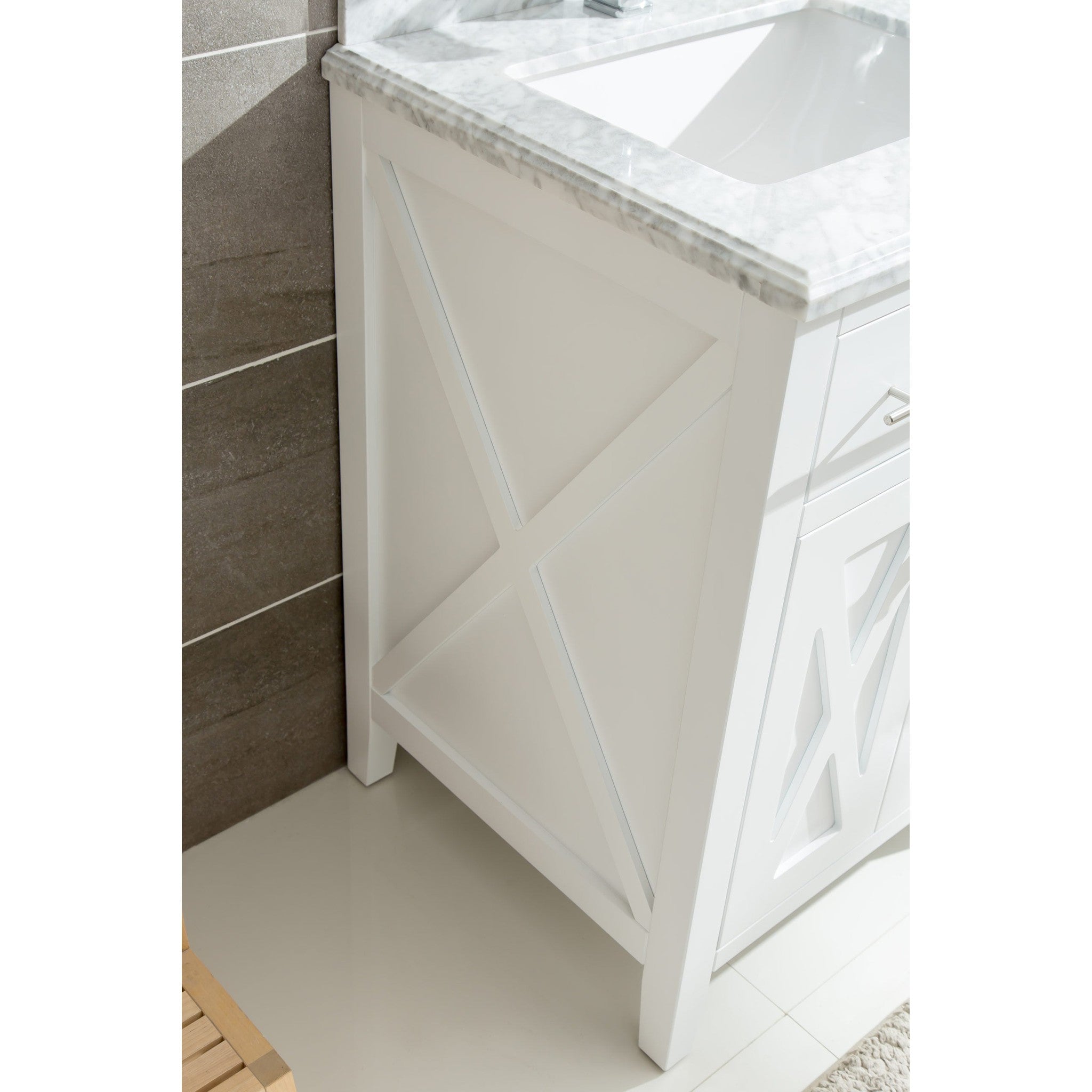 Wimbledon 24" White Bathroom Vanity Cabinet