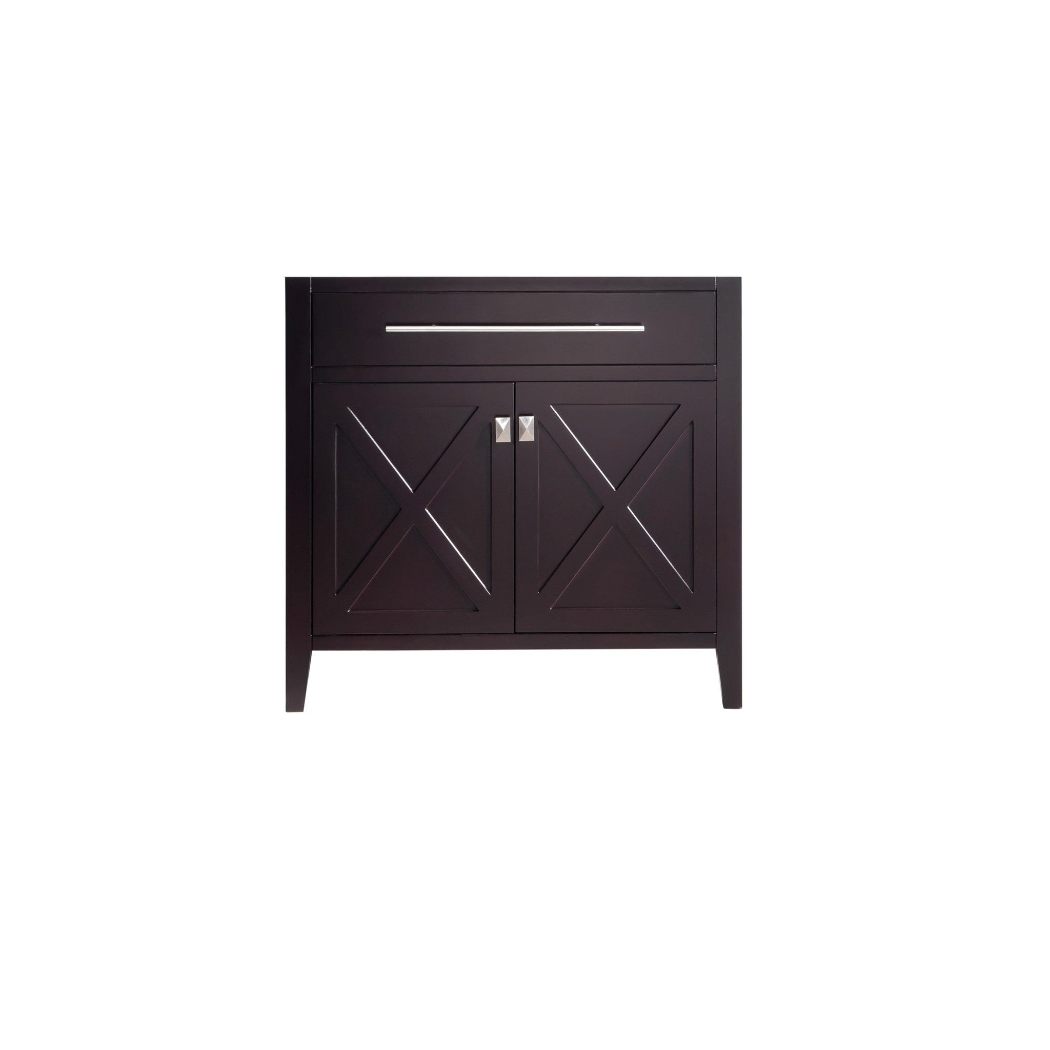 Wimbledon 36" Brown Bathroom Vanity Cabinet