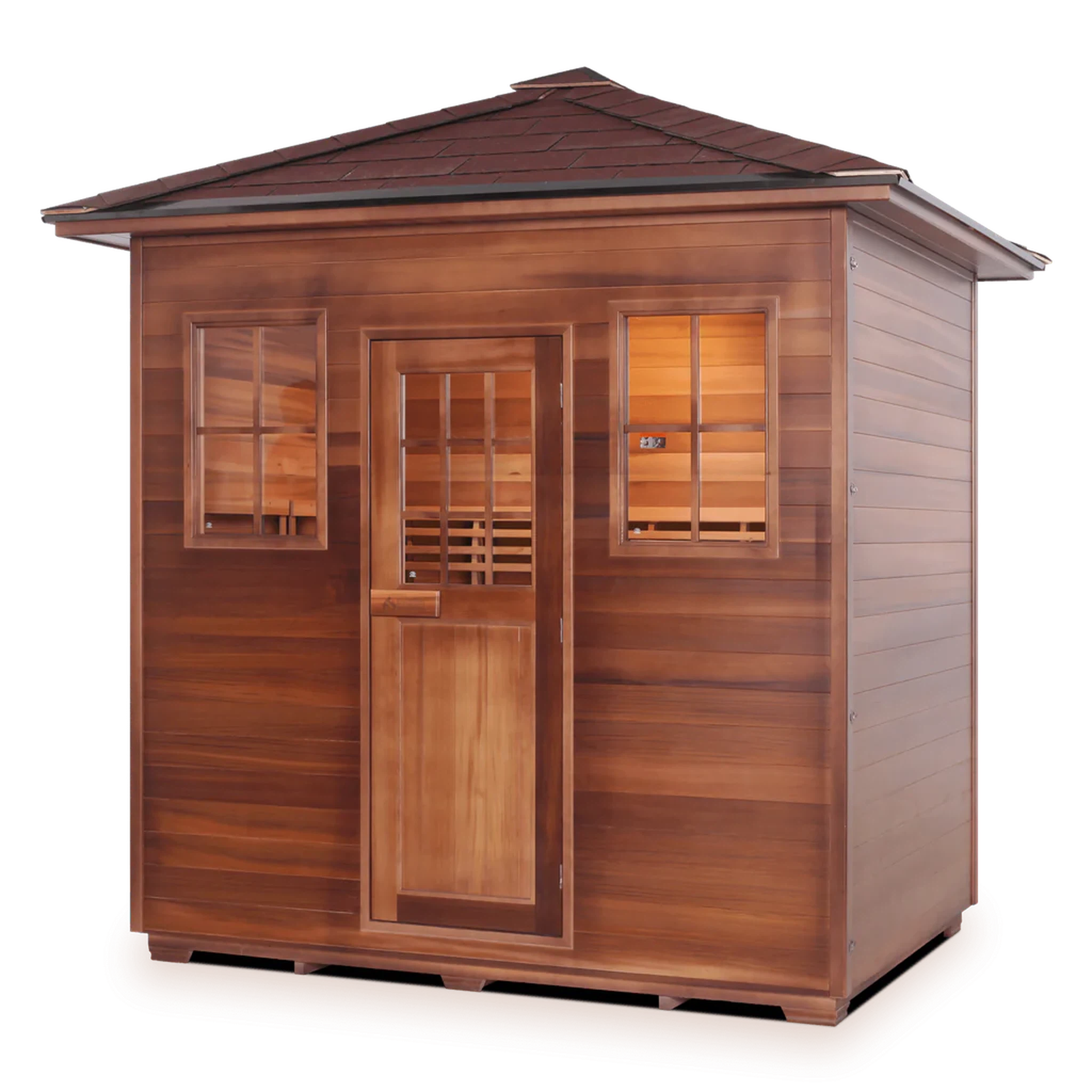 Enlighten Dry Traditional MoonLight Sauna - 5 Person Sauna
