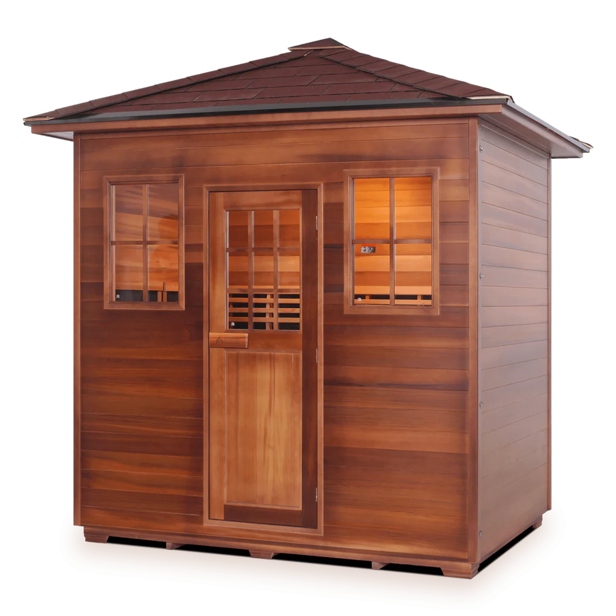 Enlighten Infrared/Traditional SAPPHIRE Sauna - 5 Person Sauna