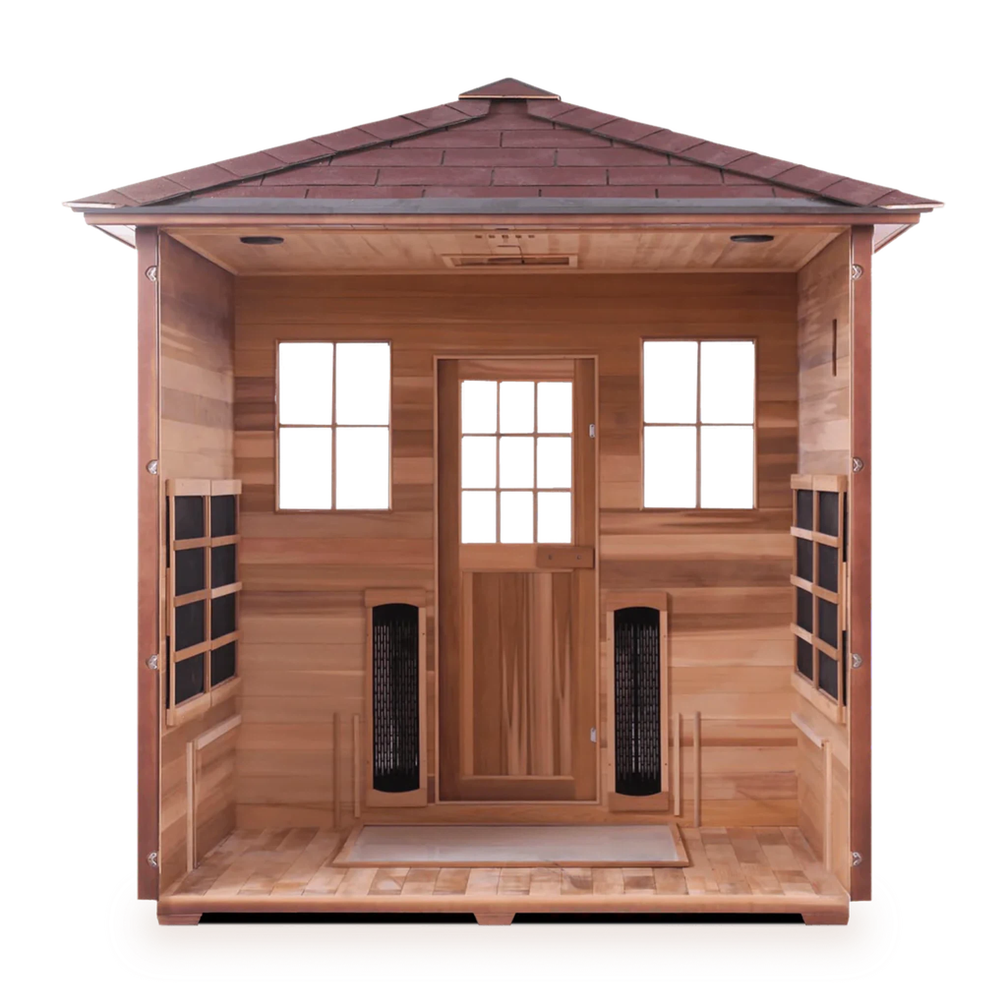 Enlighten Infrared/Traditional SAPPHIRE Sauna - 5 Person Sauna