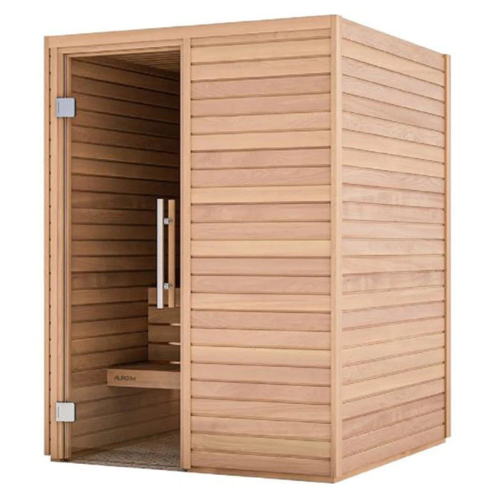 Auroom Cala 3-Person Aspen Traditional Wood Sauna