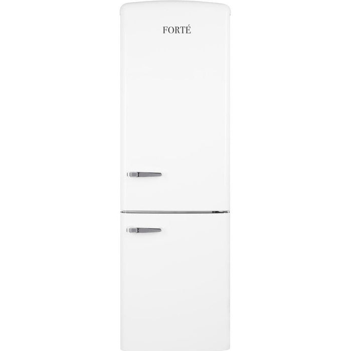 450 Series 24 Inch Bottom Freezer Retro Refrigerator in White