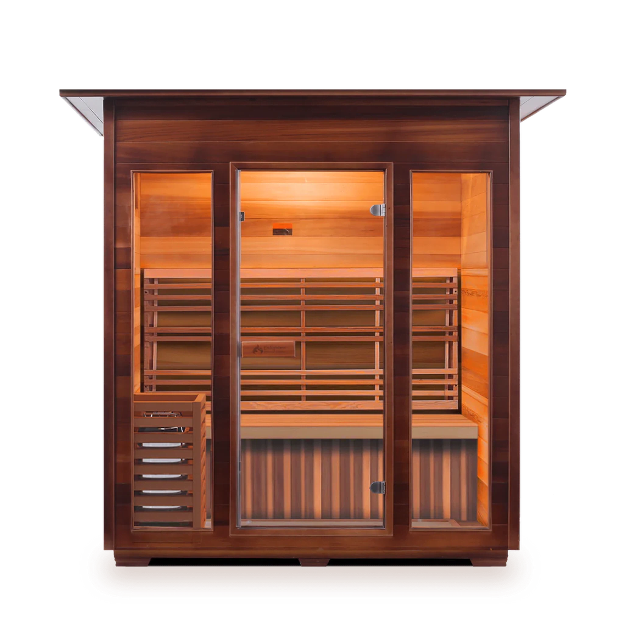 Enlighten Dry Traditional SunRise Sauna - 4 Person Sauna