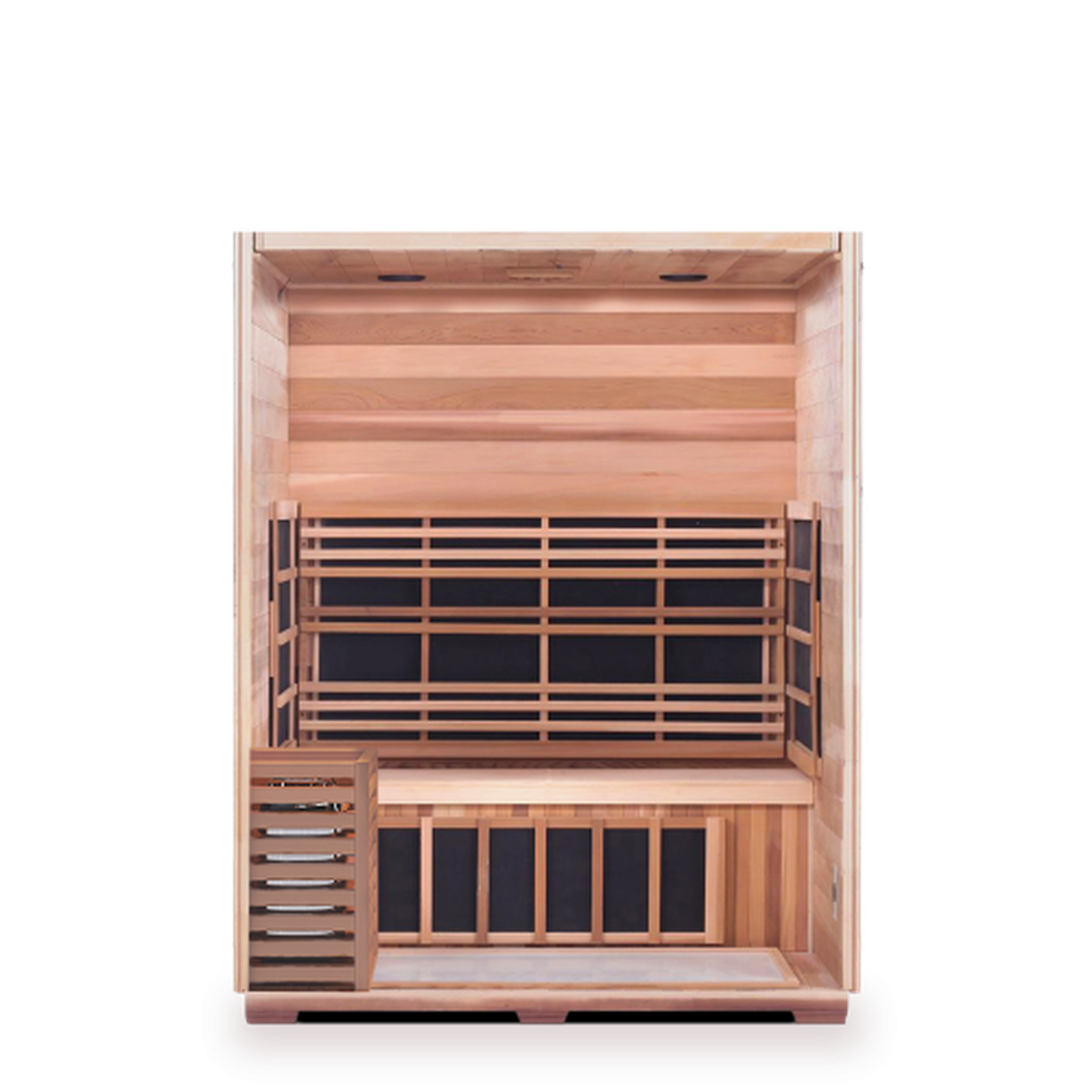 Enlighten Sapphire Infrared/Traditional Hybrid Sauna - 3 Person Sauna