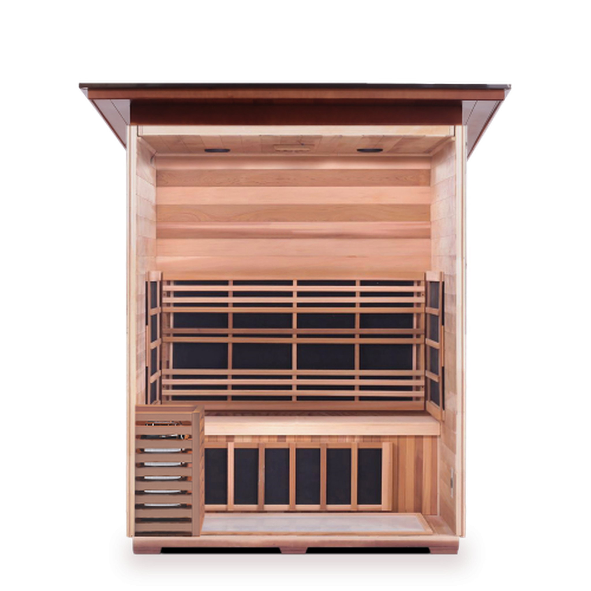 Enlighten Sapphire Infrared/Traditional Hybrid Sauna - 3 Person Sauna