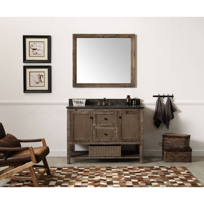 Legion Furniture 48" Solid Wood Sink Vanity With Moon Stone Top