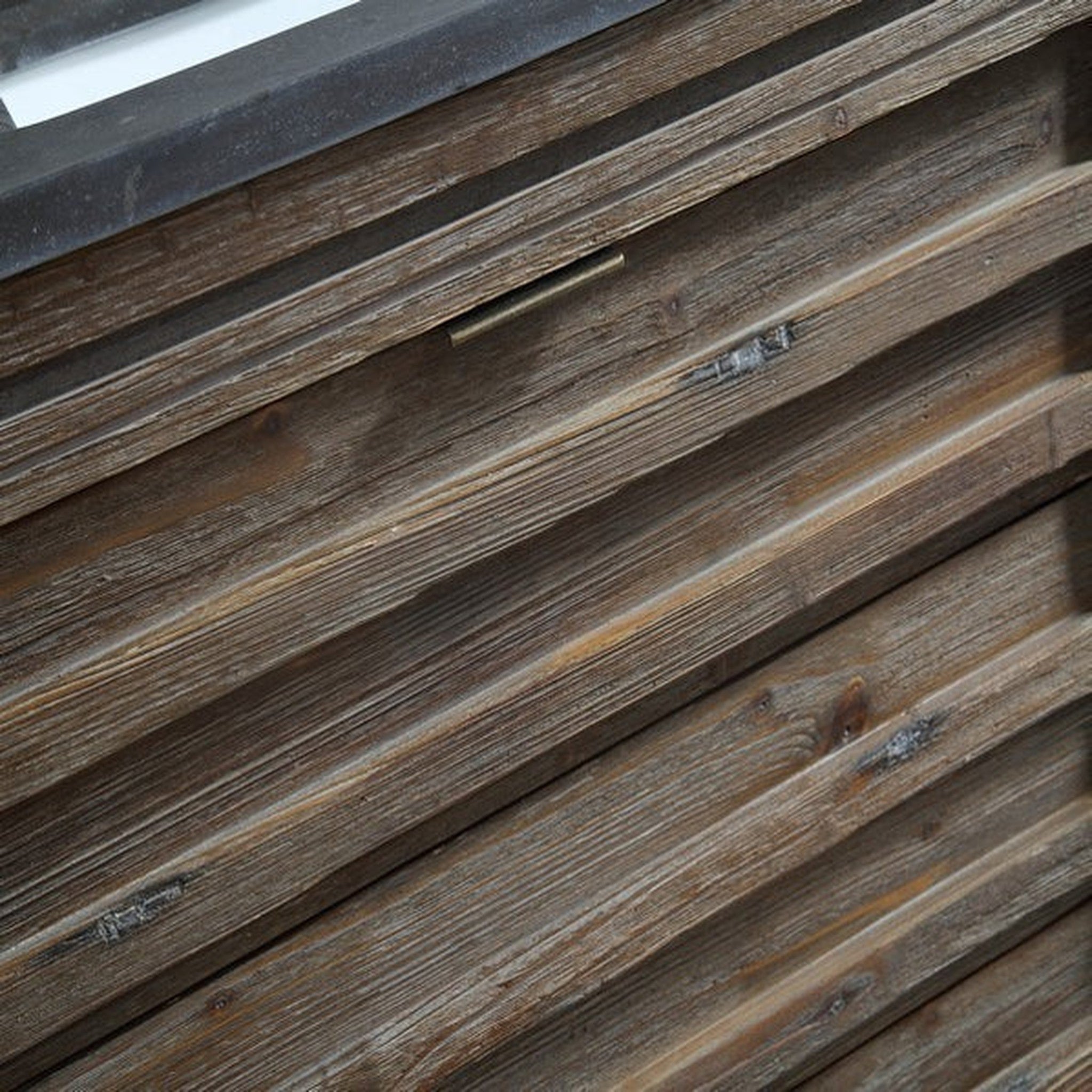 Legion Furniture WH8436 36 Inch Wood Vanity in Brown with Moon Stone Top, No Faucet