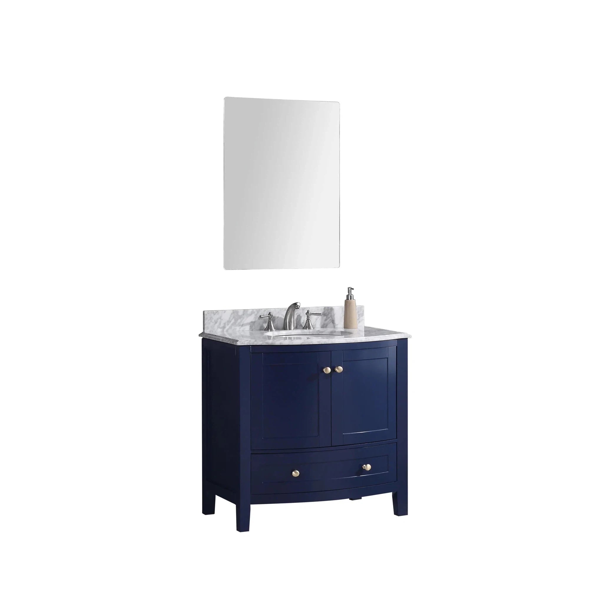 Legion Furniture 36" Blue Bathroom Vanity-Pvc