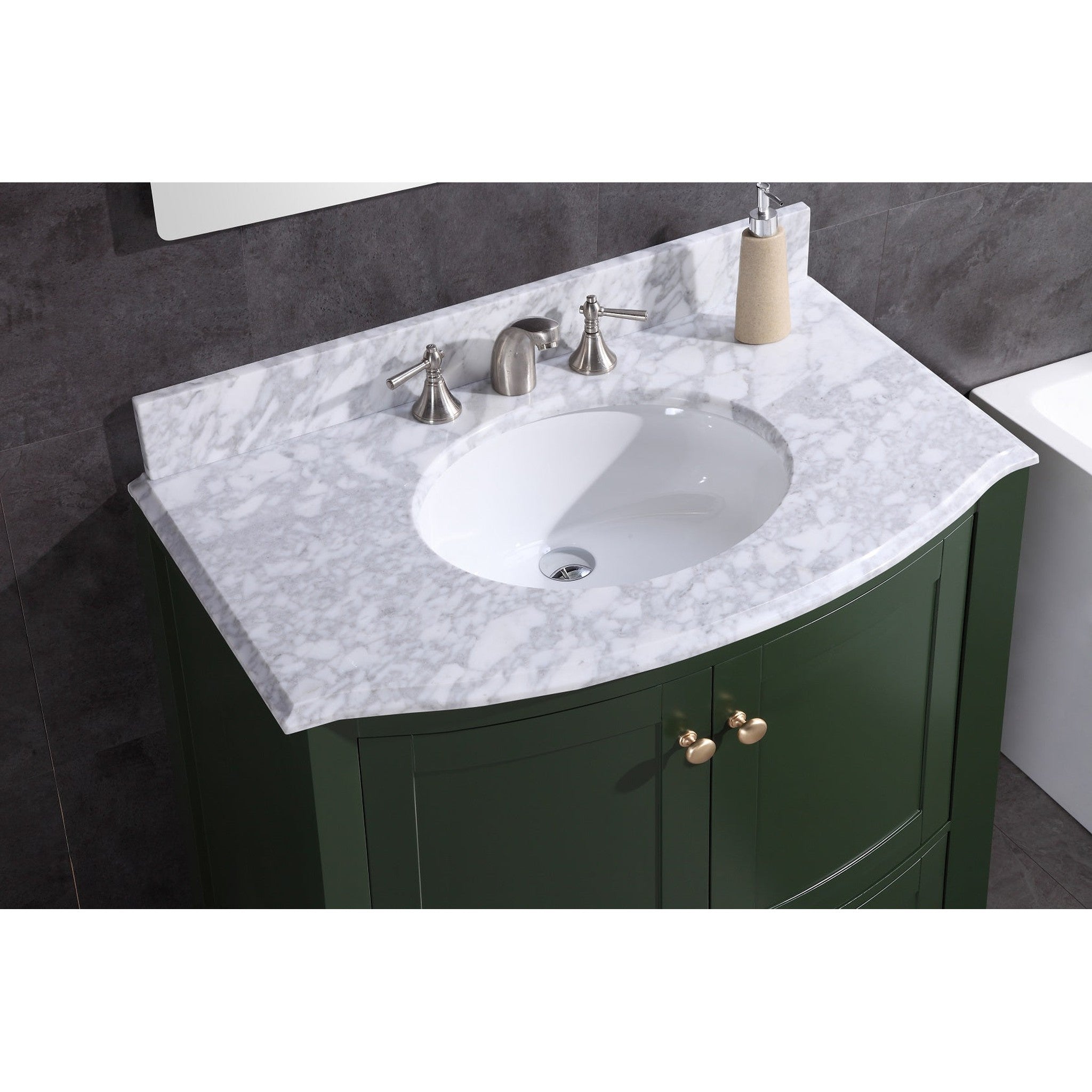 Legion Furniture 36" Vogue Green Bathroom Vanity - Pvc