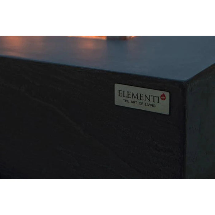 Elementi Plus RORAIMA Fire Table -Slate Black