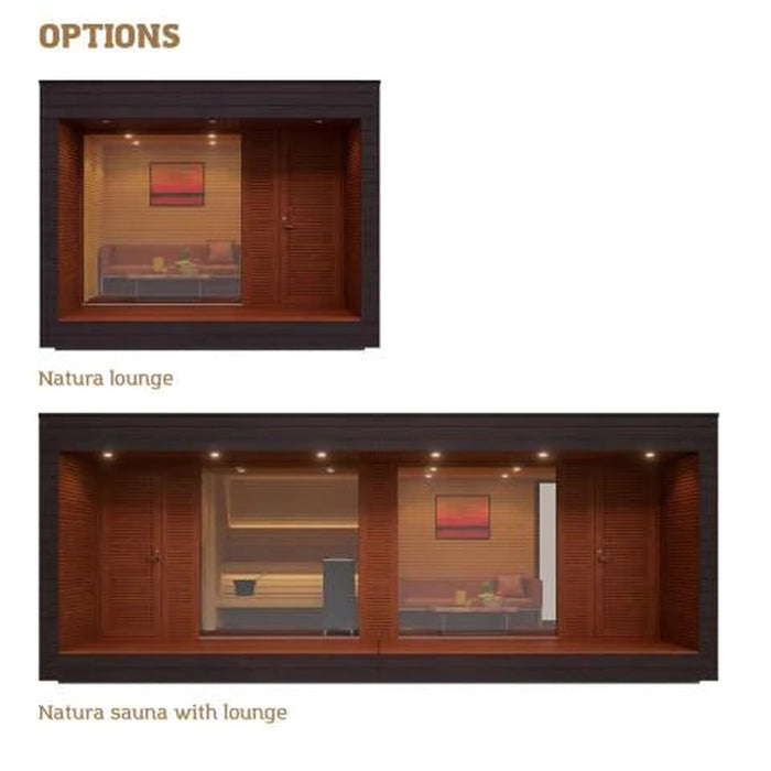 Auroom Natura Cabin Sauna Kit | Outdoor Modular