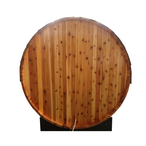 Sunray Solace 2-Person Traditional Barrel Sauna with Harvia 6kW Heater
