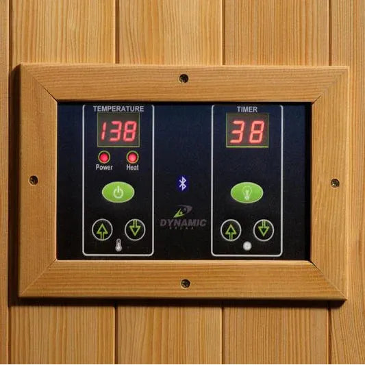 Golden Designs Dynamic Gracia 1-2-Person Low EMF (Under 8MG) FAR Infrared Sauna (Canadian Hemlock)